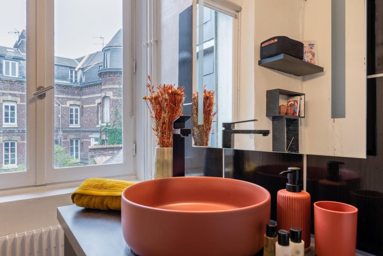 Olympe By Kleidos, Appartement 4P, Rue Calme, Centre Historique, Proche Gare Rouen Extérieur photo